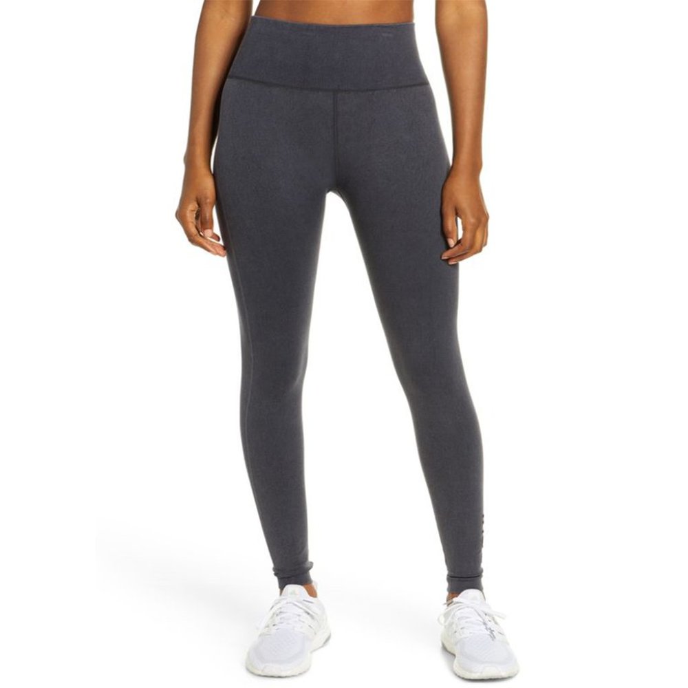 SOUL Women's Black Athletic Leggings High Rise